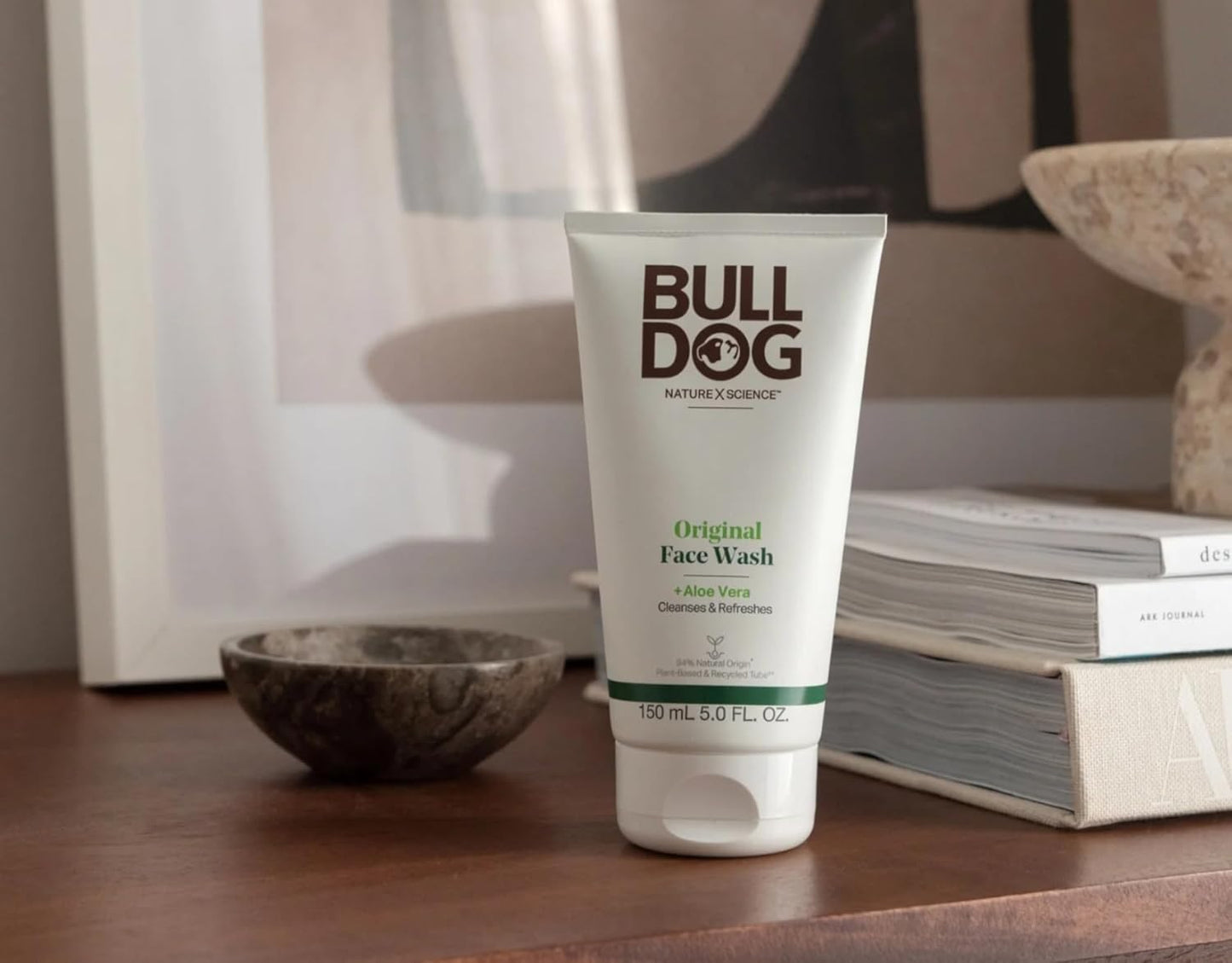 Bulldog Natural Skincare Face Wash for Men - Refreshing Cleanser, 5 Oz