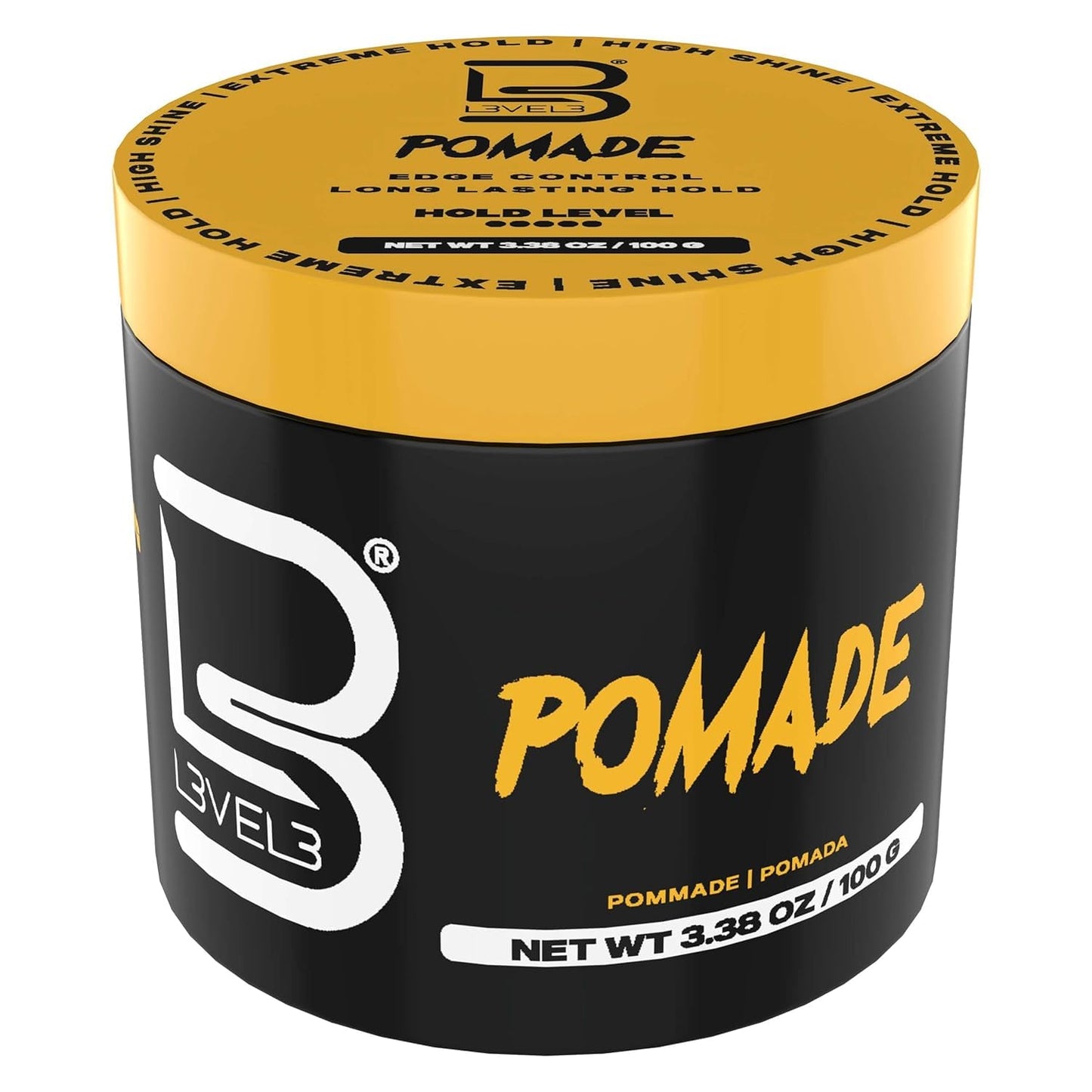 L3 Level 3 Pomade - Long-Lasting Hold for Enhanced Hair Strength and Volume