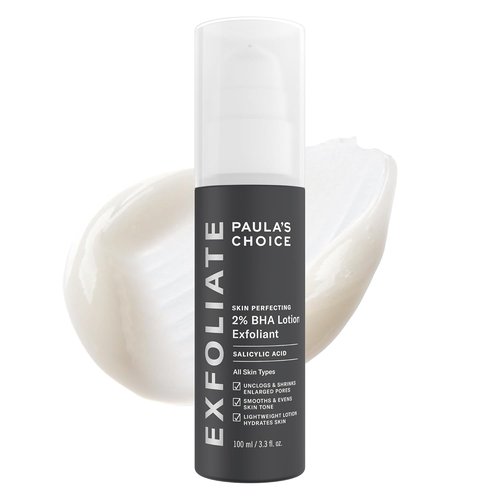 Paula's Choice 2% BHA Exfoliant Lotion - Salicylic Acid Facial Exfoliator for Pores & Wrinkles | 3.3 Oz