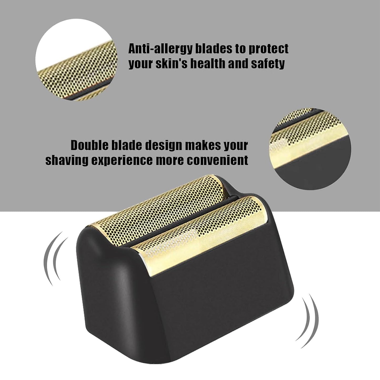 Wahl 5 Star Series Finale Shaver Foil Replacement - Super Close Cut | 3-Pack Black Foils
