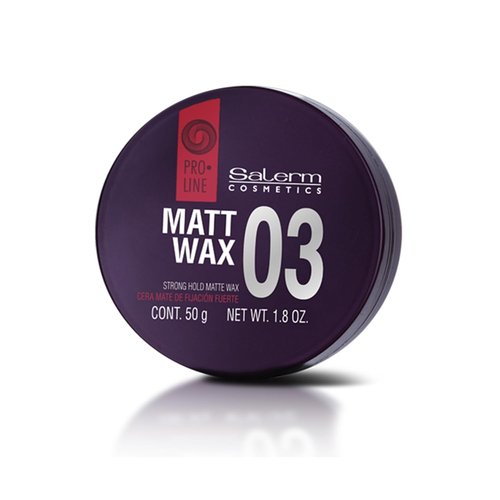 Salerm Hair Wax - Pro Line Matt Wax 03 | Strong, Flexible Hold for Short Hair - 50 ml, Matte Finish