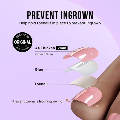 BTArtbox Chrome Press On Toenails, Pink Short Toenail Press Ons Square, Fit Perfectly Glazed Press On Toe Nails with Glue, Fake Toenails in 16 Sizes- 32 Toenails Kit, Honey Trap