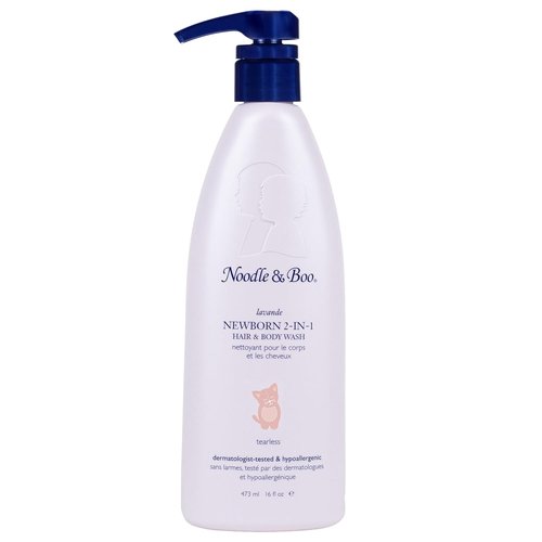 Noodle & Boo 2-in-1 Hair & Body Wash - Gentle Lavender Formula for Newborns & Babies | 16 fl. oz.