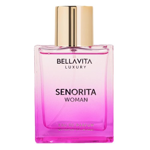 Bellavita Luxury Senorita Eau de Parfum | 100 ml (3.4 fl.oz.) | Perfume for Women | Fresh Floral, Yuzu, Peony, and Musk Notes | Long Lasting Women's Fragrance
