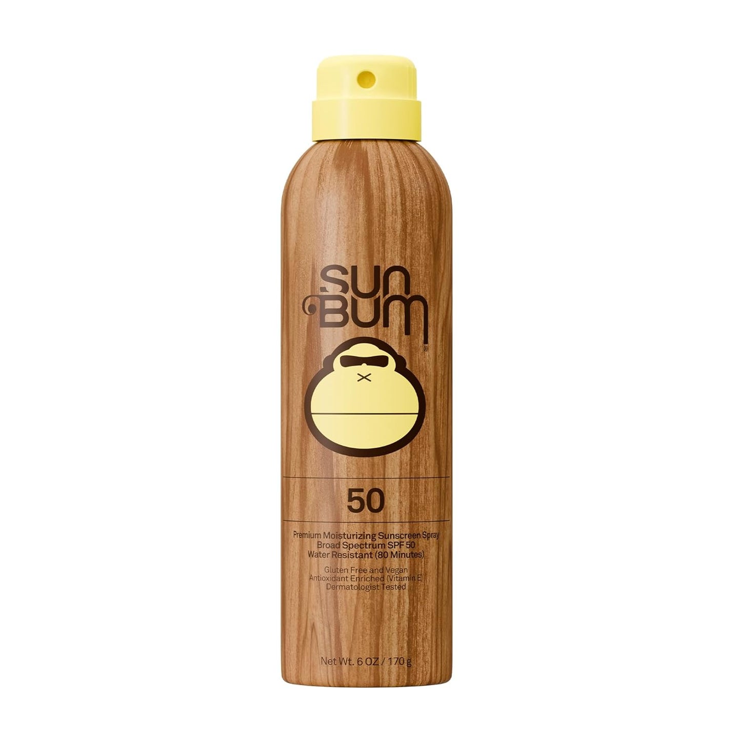 Sun Bum Original SPF 50 Sunscreen Body Spray - Moisturizing Broad Spectrum Protection with Vitamin E - 6 oz