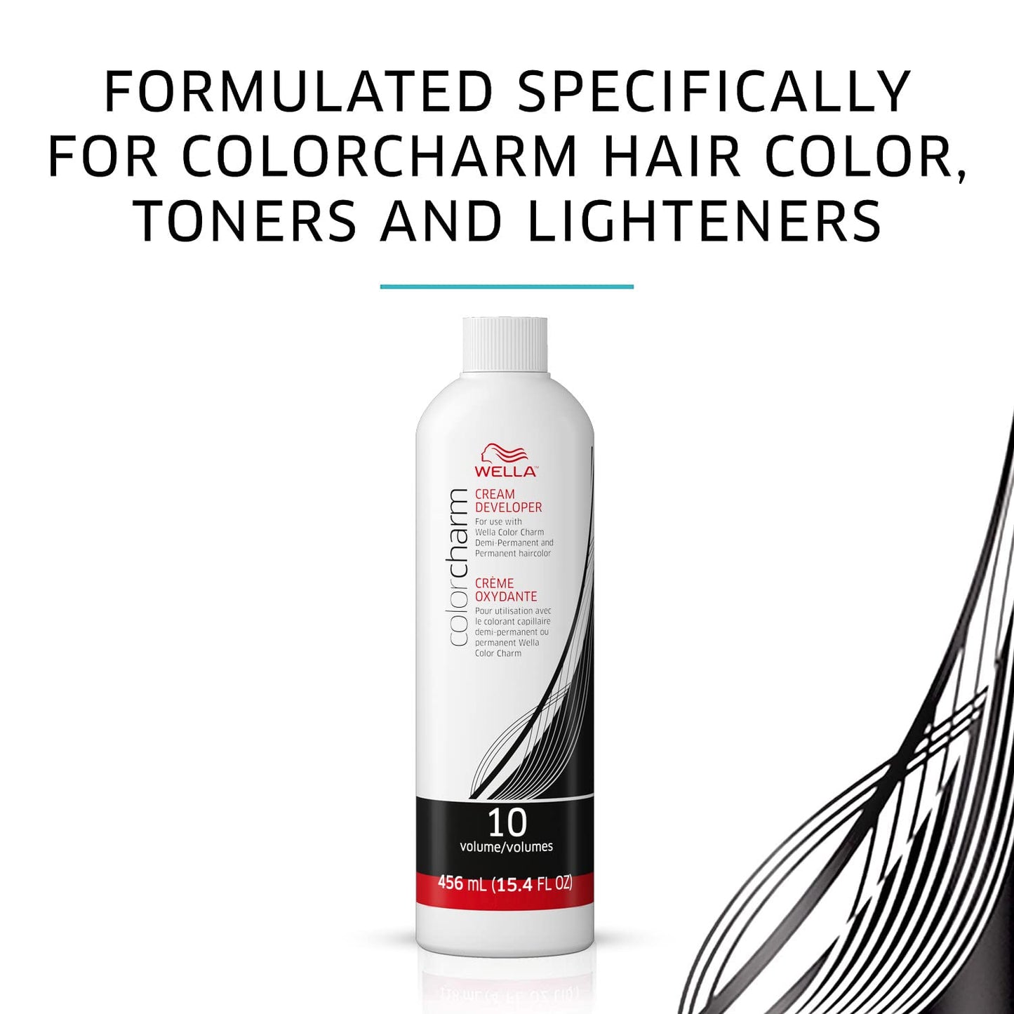 WELLA ColorCharm Demi-Permanent Hair Color | Glossy Gray Coverage, 9CB Light Beige Blonde + 10 Vol Developer