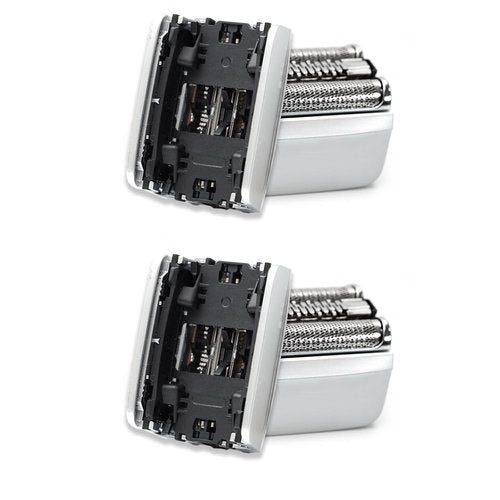 Braun 83M Replacement Shaver Head - Upgrade Foil & Cutter Blade for Series 8 Wet & Dry | 2-Pack