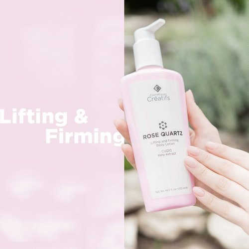 Regine Switzerland Rose Quartz Body Lotion - Hydrating Antioxidants & CoQ10, 8.5 fl. oz.
