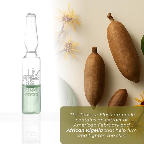 Gernetic Tenseur Flash - Lifting Facial Ampoules for Intensive Firming | 7-Day Treatment, 7 x 2ml Vials