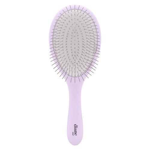 Diane Metallic Pin Detangler Hair Brush - Anti-Static Brush for Wet/Dry Hair, Gently Massages Scalp & Smooths Frizz