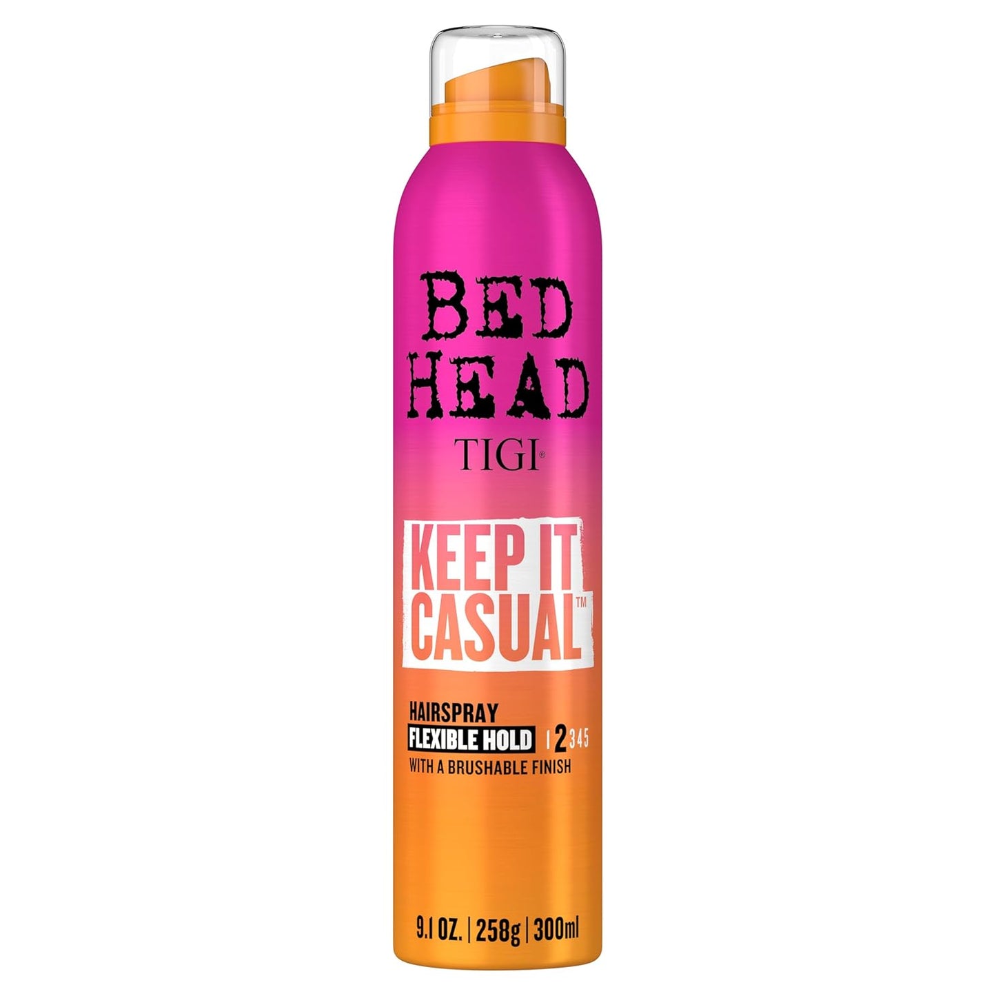TIGI Bed Head Keep It Casual Hair Spray - Flexible Hold & Brushable Finish for Frizz Control | 9.1 oz