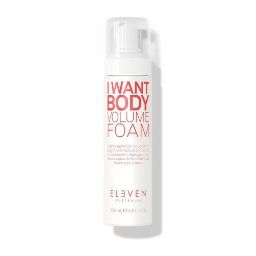 ELEVEN AUSTRALIA I Want Body Volume Foam - Lightweight Hair Mousse for Volume & Texture - 6.8 fl oz