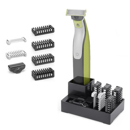 Guide Guards with Stand by O Blade - Premium Skin & Body Combs Replacement Set (6PC + Stand)