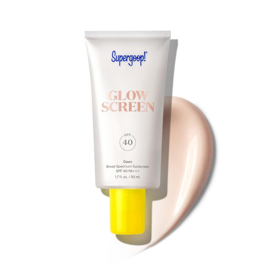 Supergoop! Glowscreen SPF 40 - Hydrating Tinted Sunscreen Primer in Dawn (Pink Pearl Glow) - 1.7 fl oz