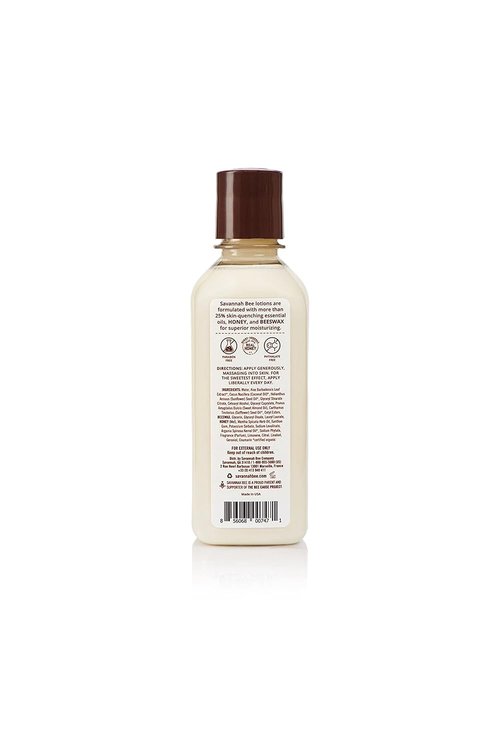 Savannah Bee Company Honey Body Lotion - Nourishing All-Natural Moisturizer for All Skin Types