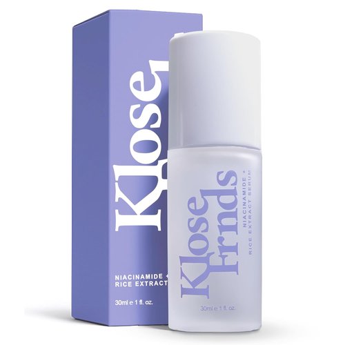 Niacinamide & Rice Extract Facial Serum - Hydrating Glow with Hyaluronic Acid & Centella for Radiant Skin - 1 fl oz