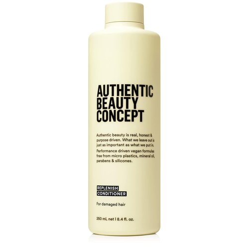 Authentic Beauty Concept Replenish Conditioner - Vegan & Cruelty-Free Formula for Damaged Hair | Seals Cuticle
