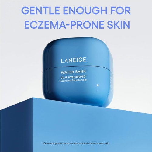 LANEIGE Water Bank Blue Hyaluronic Moisturizer - Hydrating Face Cream for Extra Dry Skin with Squalane & Peptide