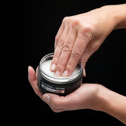 RUSK Semi-Matte Pomade - Texturizing & Defining Hair Product | Lightweight, Humidity-Resistant, 3.4 oz