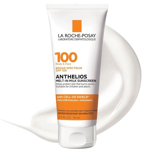 La Roche-Posay Anthelios Melt-In Milk Sunscreen SPF 100 - Ultra-Effective Protection for Body & Face