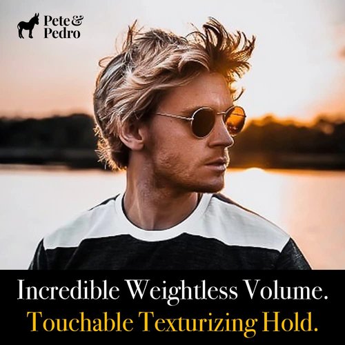 Pete & Pedro SALT - Natural Sea Salt Spray for Hair | Adds Volume, Texture & Thickness | 8.5 oz.