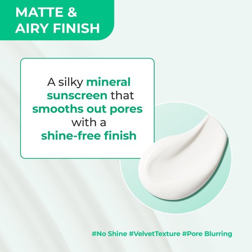 MAKE P:REM UV Defense Me - Matte Airy-Fit Mineral Sunscreen SPF 50 | Lightweight, Pore-Blurring Formula, 1.69 fl. oz.