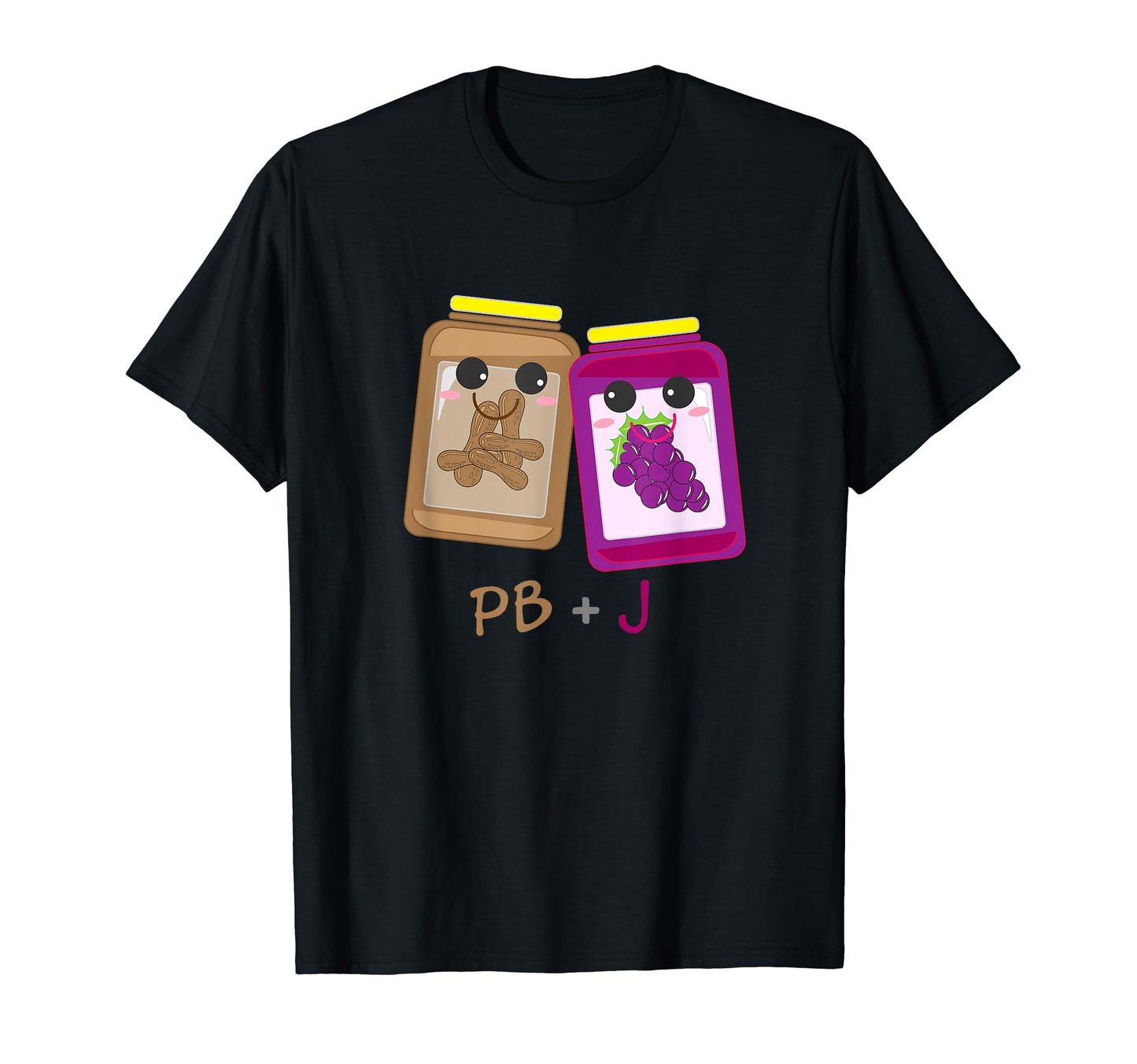 PB+J Cute Peanut Butter & Jelly Matching Costume Set Shirts T-Shirt