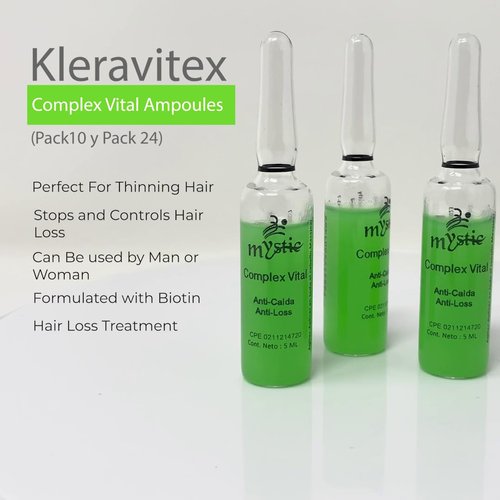 Regine Switzerland Mystic Complex Vital Ampoules - Hair Loss Regrowth Treatment with Biotin & Tocopherol (10 Pack)