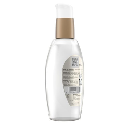 Nourishing + Coconut Milk Anti-Breakage Hair Serum for Strength & Shine, Leave-In Hair Treatment with Coconut Oil & Egg White Protein, Paraben & Sulfated-Surfactant Free, 2 Pack