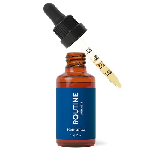 Routine Wellness Scalp Serum for Thinning Hair - Promotes Thicker, Fuller Hair with Red Clover & Peptides | 30ml