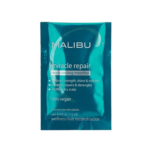Malibu C Miracle Repair Reconstructor - Nourishing Hair Treatment for Damaged Strands - Flax Protein & Vitamin B5