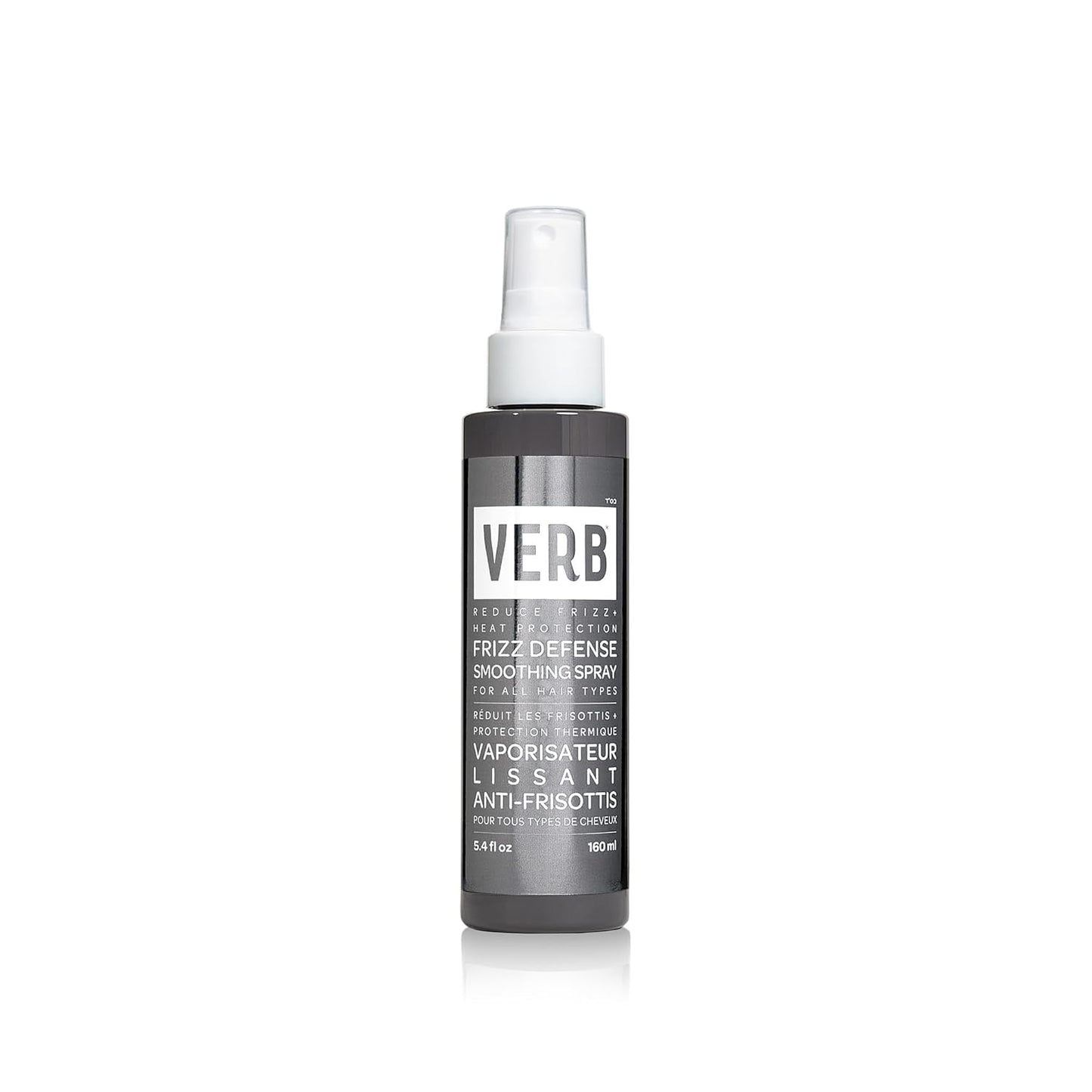 VERB Frizz Defense Smoothing Spray - Anti-Frizz Shield & Heat Protection for Sleek Blowouts - 8 oz