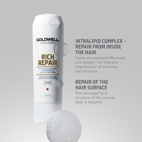 Goldwell Dualsenses Rich Repair Conditioner - Restores Dry Hair | 1L Size