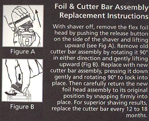 Wahl Custom Shave Cutter Blade - Bump Free DynaFlex Replacement for 5 Star & Finale Models