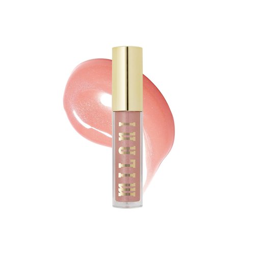 Milani Lip Gloss - Keep It Full Nourishing Lip Plumper with Hyaluronic Acid | Prismatic Peach (0.13 Fl. Oz.)