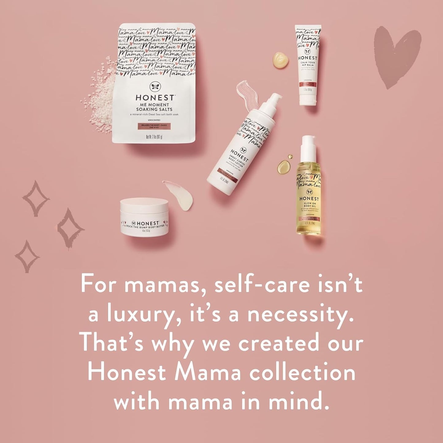The Honest Company Mama Rock Bump Body Butter - Moisturizing Stretch Mark Cream with Shea & Avocado Oil | 4 oz