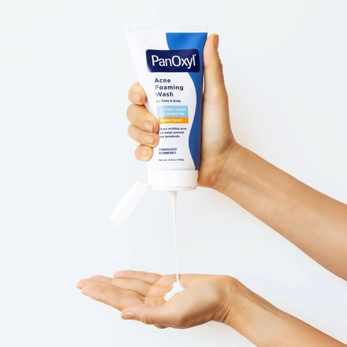 PanOxyl Foaming Acne Wash - Maximum Strength Formula | 5.5 oz (Pack of 6) for Clear Skin