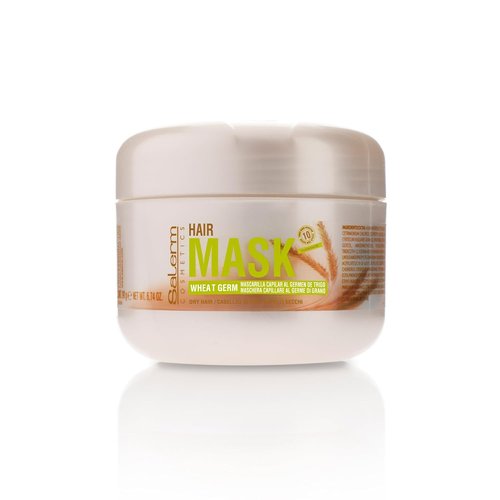 Salerm Nourishing Hair Mask - Deep Hydration & Shine - 6.74 Oz - With Wheat Germ for Damaged Hair