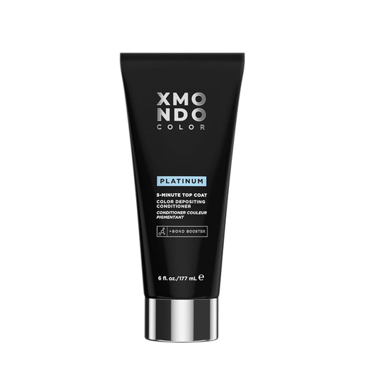 XMONDO Hair 5-Minute Top Coat - Platinum Color-Depositing Conditioner with Bond Booster & Hyaluronic Acid | 6 fl oz