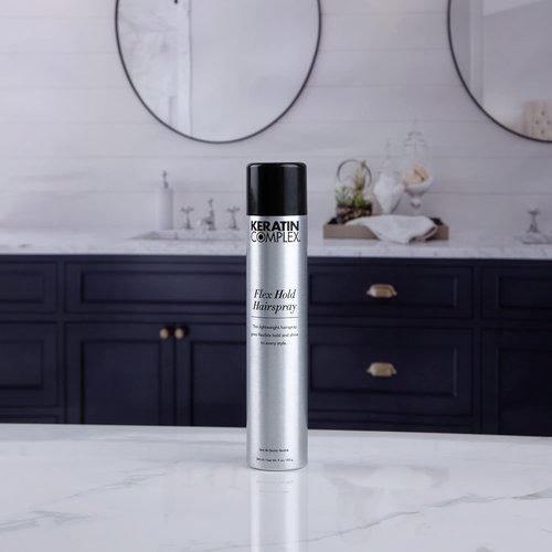 Keratin Complex Flex Hold Hairspray - Strong Hold & Shine | 9 oz. for All Hair Types