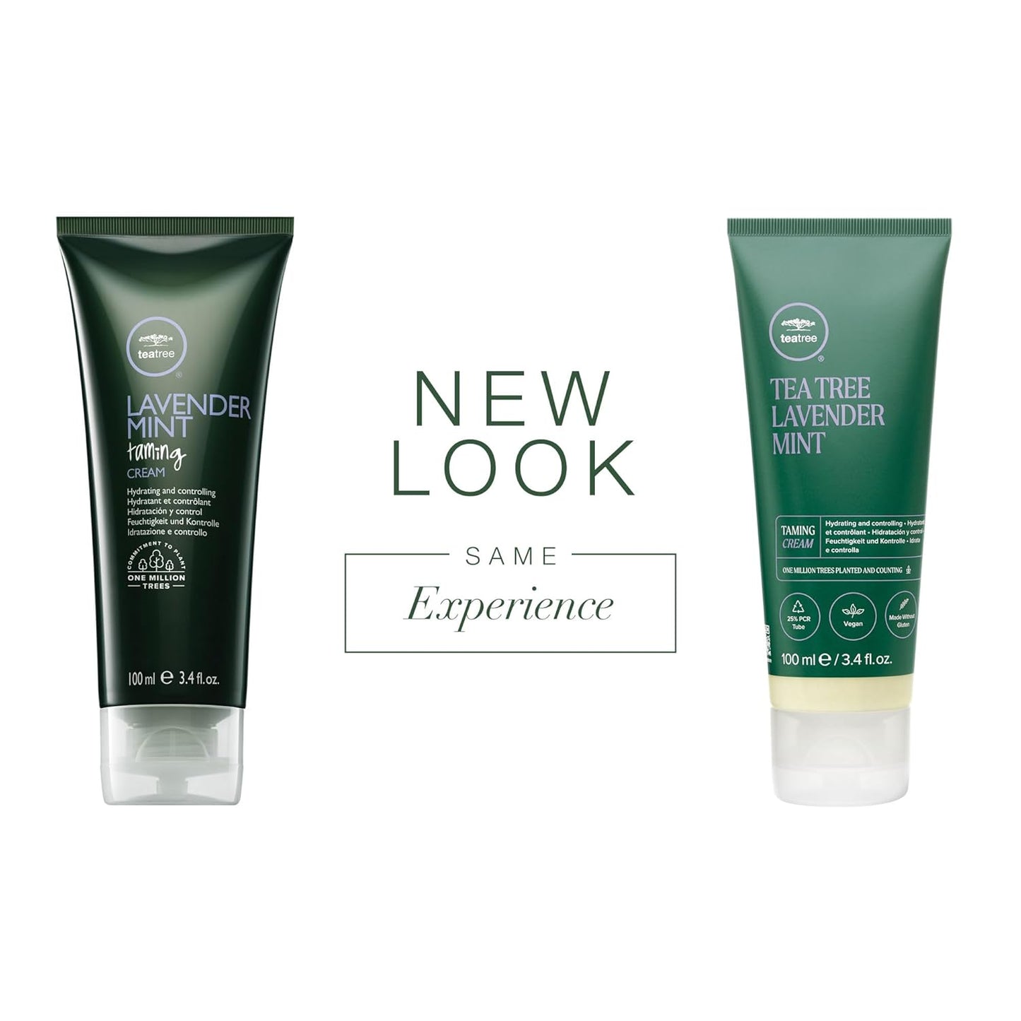 Tea Tree Lavender Mint Taming Cream - Rich Styling Cream for Coarse, Curly & Dry Hair | 3.4 fl. oz.