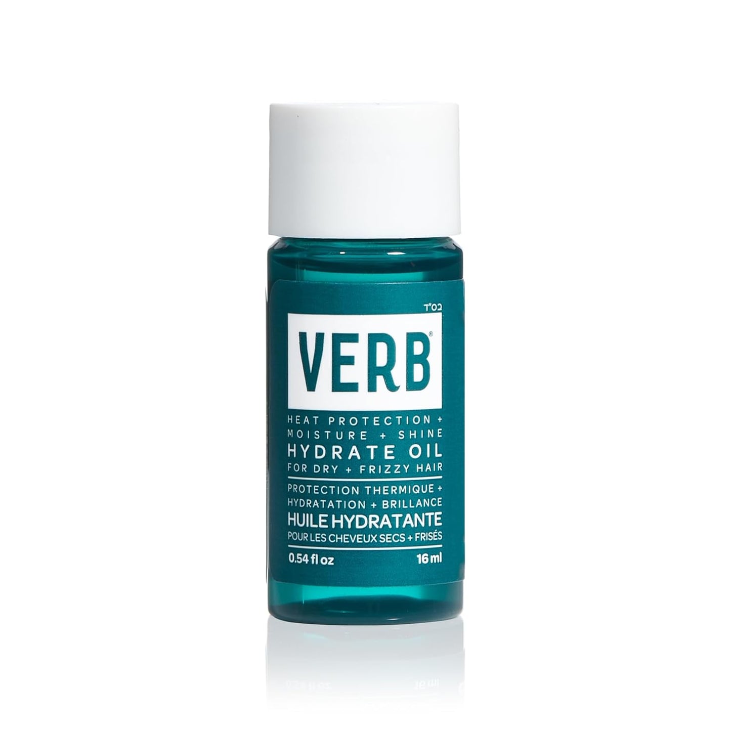 VERB Hydrate Oil - Moisturizing Formula for Shine & Frizz Control - Heat Protection - Amber & Warm Jasmine Scent