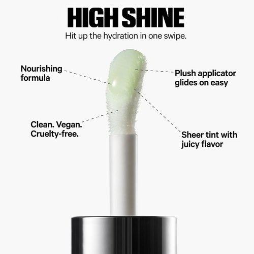 Milk Makeup KUSH Lip Oil - Lightweight, Non-Greasy Sheer Tint - Vegan & Paraben-Free Formula