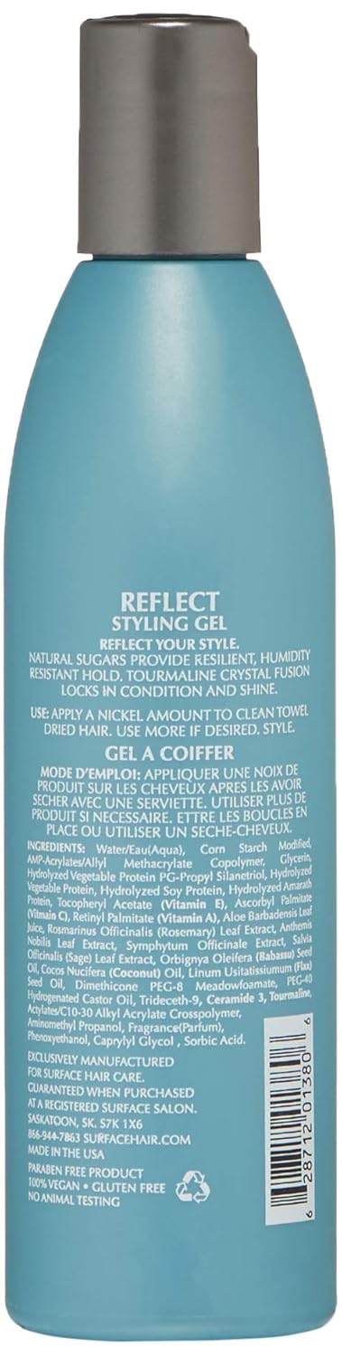 SURFACE Hair Reflect Styling Gel - Humidity Resistant for Ultimate Control & Shine | 8 oz.