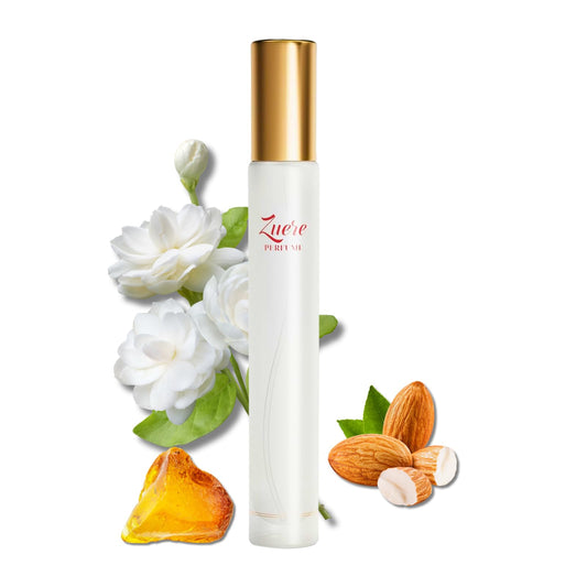 Zuere Perfumes for Women Eau de Parfum, Women's Perfume with Notes of Jasmine Latte, Pheromones Infused Enhanced Scents Perfumes 0.35 fl.oz/10ml, JG_C1_09