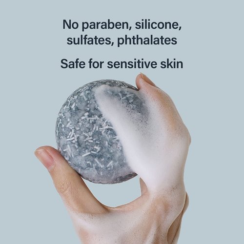 ARENCIA Salty Soda Shampoo Bar - Natural Cleansing & Nourishing Formula | Eco-Friendly & Travel Size