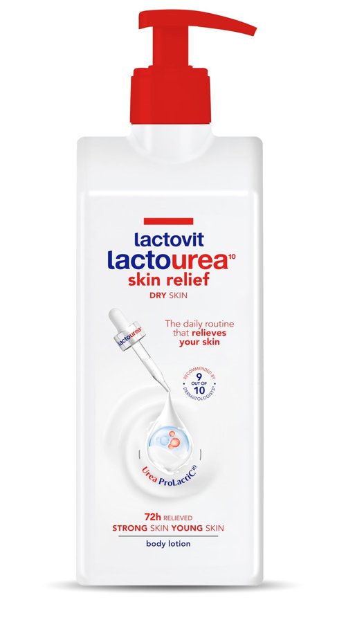 Lactovit | Lactourea Body Lotion | Hydrating Moisturiser for Dry Skin | With Urea ProLactiC10 Complex, Lactic Acid & Pure Urea | Soft & Youthful Skin | Dermatologist Recommended | 400 ml