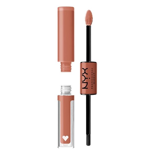 NYX PROFESSIONAL MAKEUP Shine Loud Liquid Lipstick - Long-Lasting Clear Gloss in Goal Crusher (Mid-Tone Beige)