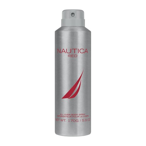 Nautica Deodorizing Body Spray for Men - Aromatic Fougere Fragrance with Black Pepper & Lavender, 6oz