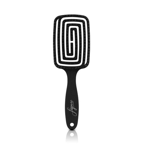 Kinetic Detangling Hair Brush - Boar & Nylon Bristles for Scalp Massage | Professional Vented Design for Shiny, Smooth Long Hair